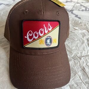 Coors Brown Baseball Cap NWT